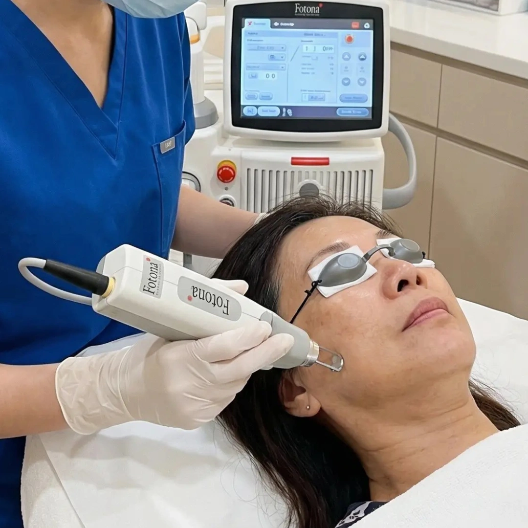 Fractional rejuvenation step