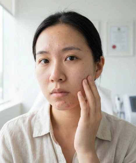 Doctor consultation for acne and acne scars at The Ritz Clinic Malaysia
